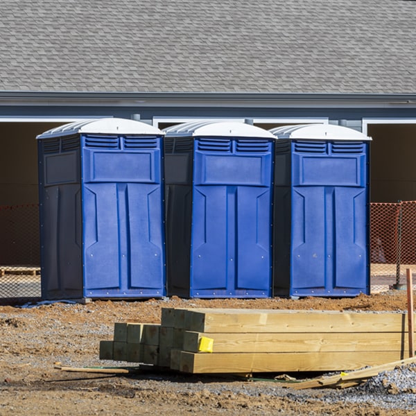 do you offer hand sanitizer dispensers inside the portable restrooms in Fletcher